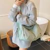 Bolsa de Lona Impermeable Casual Ligera para Mujer Gran Capacidad 2025 Nueva Versátil Estilo Deportivo Bolso Cruzado Estilo Coreano Bolso Dumpling
