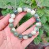 Raiz de Bodhi Natural Enrolada no Dedo, Lima Pequena Macia, Manga Verde, Matcha, Barril à Moda Antiga, Pulseira de Contas Redondas, Pulseira de Mão Preço de Fábrica Atacado