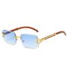 Gafas de sol de estilo aviador con placa de vidrio templado resistente al desgaste para hombres y mujeres, tendencia nueva, para conducir, pescar y conducir.