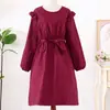 Bata de Moda para Cubrir la Cintura, Delantal Impermeable de Manga Larga, Cocina, Hogar, Catering, Salón de Uñas, Ropa de Trabajo para Mujer, Logo Personalizado
