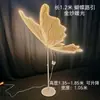Nuevos Accesorios para Bodas Luces de Mariposa Luminosas Alas Guía de Camino Escenario T Decoración de Salón de Bodas Adornos Colgantes del Techo Arreglo