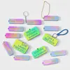 Resina de Cristal de Amapola Molde de Silicona DIY Accesorios Anillo para Llavero Cadenita de Unión Colgante