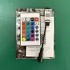 Controlador de LED RGB Bluetooth USB 5V com controle remoto infravermelho de 24 teclas e controlador de aplicativo de celular 5V