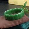 Pulseira de mão imitação de jade jade Dongling jaspe escultura em jade pulseira de mão feminina modelo 10 reais barraca exposição