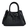 Mini Bolsa Tote Tecida Doce Estilo Coreano para Mulheres 2026 Tendência de Verão Nova Bolsa de Mão Elegante de Alta Qualidade Versátil Bolsa Transversal