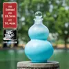 Botella de Vidrio para Té y Bebidas con Forma de Calabaza al por Mayor para Fabricantes, con Asa y Correa, Botella de Agua Estilo Chino, Botella para Bebidas de Jugos, Xunda Glass