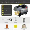 Máquina de Lavar Carros de Ultra-Alta Pressão 220V Pistola de Água Portátil para Lavar Carros Máquina de Limpeza Doméstica Portátil Limpador Potente de Alta Potência