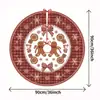 Artículos más vendidos transfronterizos: Falda para Árbol de Navidad, Hombre de Jengibre, Accesorios de Decoración para Fiesta de Escena de Año Nuevo, Decoraciones, Venta Directa del Fabricante