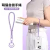 Novo Cordão para Celular de Pulso Curto Ajustável Corrente de Suspensão Europeia Elegante Gaxeta de Garra de Gato Antifurto Corda de Pulso Pingente