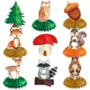 Ornamento Decorativo Colmeia Tema Fogo Novo Produto Transfronteiriço Decoração de Festa de Aniversário Arranjo de Ornamentos de Colmeia para Mesa