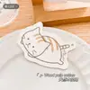 Esponja de Limpieza para el Hogar Linda con Estampado de Dibujos Animados, Esponja Comprimida de Pulpa de Madera para Limpieza de Cocina, Lavado de Platos y Lavado de Ollas