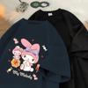 Camiseta de manga corta de estilo extranjero para niños de Fried Street, camiseta de verano para niños de talla mediana y grande, camiseta de media manga de verano a la moda