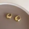 Brincos de Luxo Leve Estilo Francês com Toque de Alto Padrão para Mulheres Gota d'Água Estilo Coreano Brincos de Nicho Versátil Fivela de Orelha Distintiva Clipe de Orelha com Design de Meia-Lua