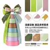Cinta de poliéster-algodón estilo coreano Huiya, cinta de lazo de 2.5 cm, empaque de caja de regalo, accesorios de ropa, venta al por mayor