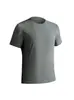 Camiseta de Manga Corta de Seda de Hielo para Hombre, Camisa Delgada de Seda de Hielo de Secado Rápido de Manga Corta, Media Manga Deportiva con Sensación de Hielo, Camiseta de Manga Corta de Seda de Hielo Talla Grande