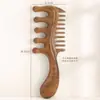 Pente de Sândalo Doméstico Madeira Espessa Madeira Maciça Queda de Cabelo Especial para Cabelo Longo Feminino Meridiano Anti-Massagem Pente
