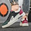 Costura em Cor Contrastante Tênis de Skate Tendência Masculino Primavera e Outono Cano Baixo Plano Casual Novos Estilos Calças Legging Esportivas Sapatos Masculinos