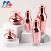 Juego de botellas acrílicas con forma de hongo de 15 g, 30 g, 15 ml, 30 ml y 50 ml, para crema y loción.