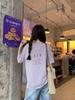 Fábrica de Origem Estampa de Rosas Estilo Japonês T-Shirt Energética Novo Design Top Soltinho de Manga Curta para Meninas Estudantes Tendência
