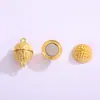 Accesorios para Joyería DIY Cierre Magnético Redondo Broche para Bufanda Conector de Pulsera y Collar Aleación Accesorios para Joyería Al por Mayor