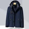 Nueva Chaqueta Exterior 2023 para Hombres y Mujeres, Set de Tres en Uno de 0.05 kg con Forro Polar, Chaqueta Cortavientos e Impermeable