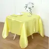 Fornecimento de Toalha de Mesa Redonda Simples Moderna de Cetim Decoração de Casamento Banquete Festa de Aniversário Toalha de Mesa Redonda Toalha de Mesa