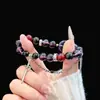 Nuevo Pulsera de Borla con Cuentas de Estilo Chino, Exquisita y a la Moda, de Nicho, Bidimensional, Lujo Ligero, Versátil, Apilable, Pulsera de Cuentas Impresionantemente Hermosa