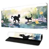 Mouse Pad Gato Ampliado Meninas Desenho Animado Fofo Escritório Pequeno Fresco Mouse Pad de Computador