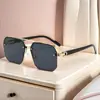 Gafas de Sol para Hombre Modelo Nuevo 2026 con Doble Puente para Conducir, Anti-UV, Antirreflejantes, Protección Solar, Gafas de Sol de Media Montura, Modelo Transfronterizo