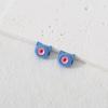 Monstruo Oreja de Gato Ojo de Gato Perforado Cuentas Aleación DIY Cadena para Teléfono Collar Color Dopamina Accesorio