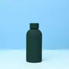 Botella de Boca Pequeña de Acero Inoxidable Americana Transfronteriza, Vaso Simple de Doble Pared con Aislamiento al Vacío, Taza Deportiva Portátil para Exteriores con Acabado Mate