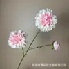 3 flores de dalia artificiales con textura de panal y fragancia sutil para ceremonia de boda, pared de fondo de hotel y decoración de arreglo de suelo