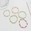 Pulseira Feminina Boêmia de Design Nicho Verão Cor Pérola Contas Transfronteiriça Pulseira Elegante Versátil para Meninas