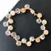 Pulsera de Cristal Flor de Goma Roja Chaoyang Jingyao Hebilla de Beso de Succión Moda Dulce Belleza Viagra Fantasma Pulsera de Círculo Único