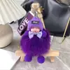 Colgante de Bolita de Peluche Linda, Muñeco de Peluche Lindo, Muñeca Durmiendo, Colgante de Llavero para Coche de Bebé, Colgante para Bolso
