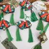 Festival del Bote del Dragón 2026 Nuevo Estilo Triángulo Zongzi Bolsita Colgante Caja de Regalo Decoración Colgante Adorno Pequeño Portátil