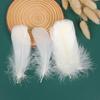 Color un gran número de puntos venta al por mayor suave grande pluma flotante pluma de ganso diy color pluma tocado material de decoración artesanal