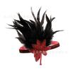 Diadema de plumas vintage de los años 20 Accesorios para el cabello de pasarela europea y americana Accesorios con forma de hoja Diadema tocado de novia