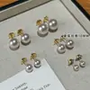 Pendientes de Plata de Ley 999 Familia S Manta Suave Perla Rosa Pendientes de Lujo Accesible Estilo Nuevo para Mujer 2025