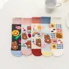 Calcetines de Oso Fresa Estilo Coreano para Estudiantes Medios ins Tendencia Estilo Japonés Lindos Dibujos Animados Rosa Todo en Uno En Stock Venta al por Mayor