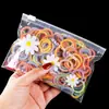 Peluche para Niños Banda de Goma Pequeña Banda para el Pulgar Pequeña para el Cabello Bebé No Lastima el Cabello Banda Elástica Alta Banda de Goma de Peluche Banda Pequeña para el Cabello