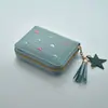 Nova Carteira com Zíper e Franja para Mulheres, Versão Curta Coreana, Porta-Moedas Feminino Multifuncional Estilo Fofo 90% de desconto Dinheiro Multifuncional