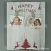 Natal Inglês Modelo Grande Família Clipe de Foto Pendurado Notas Lâmpada de Cobre Placa de Madeira Enfeites de Madeira para Pendurar em Casa