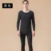Roupa íntima térmica vermelha brilhante masculina e feminina, traje quente para outono e inverno