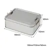 Caja de Lata Rectangular a Presión en Stock para Pasteles de Piña, Galletas, Comida, Té y Almacenamiento de Regalos
