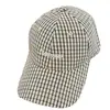 Nueva Gorra de Béisbol de Marca de Moda Primavera y Verano Bordado de Letras con Parte Superior Suave para Mujer, Gorra Versátil de Cuadros Estilo Coreano que Hace que la Cara Parezca Más Pequeña