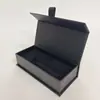 Especial transfronterizo para caja de regalo cubierta de cielo y tierra caja de color negro personalizado caja libro magnética abatible caja plegable cartón personalizado