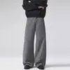 Jeans Americano com Estampa Tie-Dye para Outono e Inverno, Modelo A-line, Calça de Comprimento Total Estilo Old Money, Solta e Emagrecimento