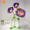 Tienda de flores de papel gigantes a gran escala Meichen decoración de boda accesorios de boda diseño de ventana productos de flores de papel falsas hechas a mano