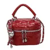 Bolso Cruzado Acolchado con Cadena Nuevo para 2025, Bolso de Mano Tipo Cubo, Bolso Pequeño Elegante de Moda para Mujer